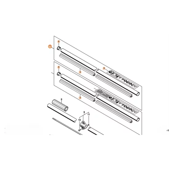 STIHL   Wysięgnik Ø 25,4 mm 4867 710 7103